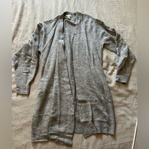 H&M Long Gray Cardigan
